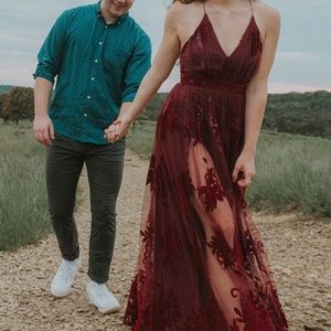 COPY - Windsor Formal Dress | size S, burgundy